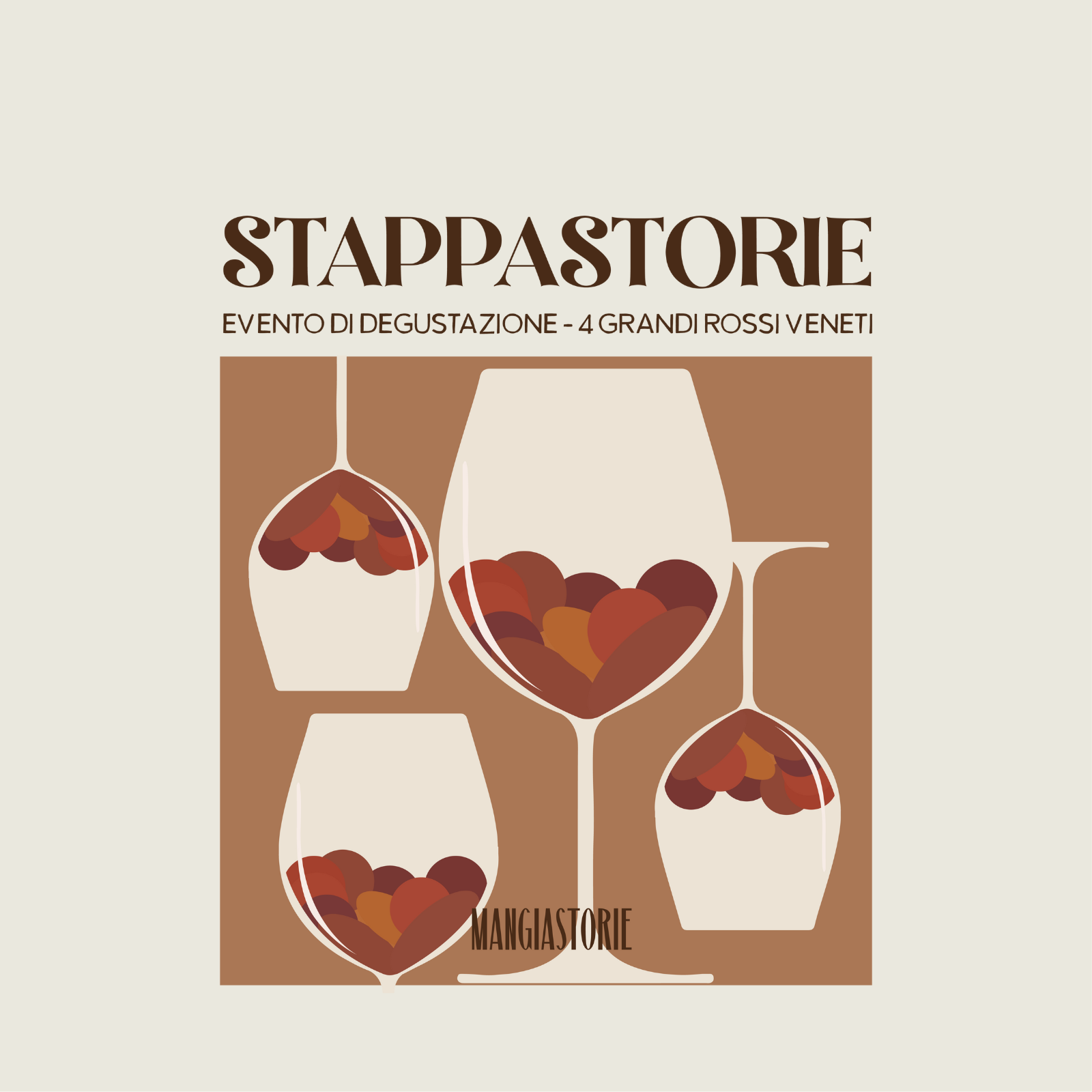 Stappastorie: 4 calici con Azienda Vinicola Rubinelli Vajol