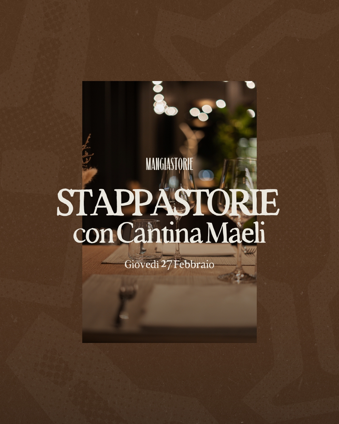 Stappastorie: 4 calici con Cantina Maeli